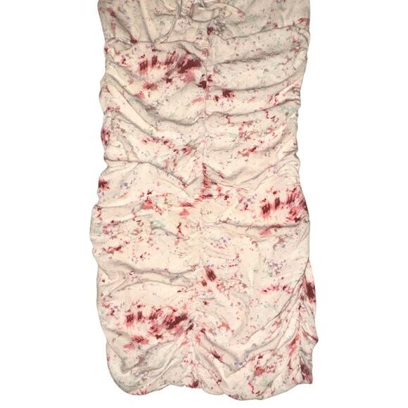 skylar+madison Womens Stretch Bodycon Cinched Tank Mini Dress Floral Pink M NWOT - Picture 4 of 10
